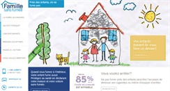 Desktop Screenshot of famillesansfumee.ca